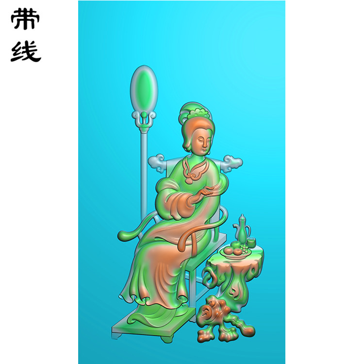 仕女精雕图有线(SV-029)展示