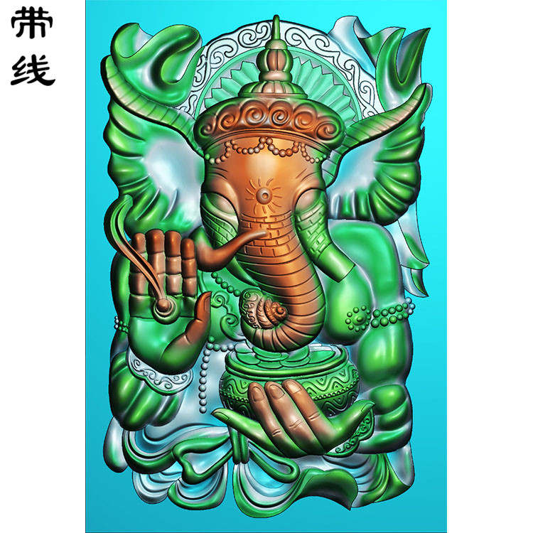 象神精雕图(XS-005)展示