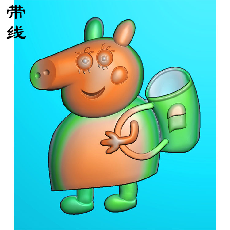 小猪佩奇精雕图(KTR-004)展示