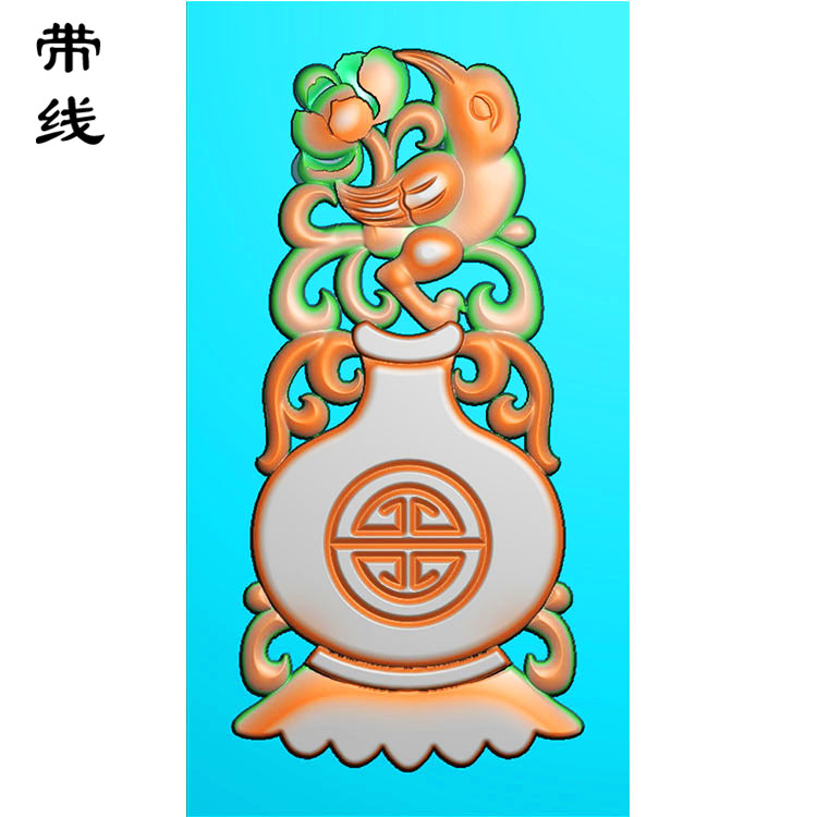 花鸟精雕图(QHN-007)展示