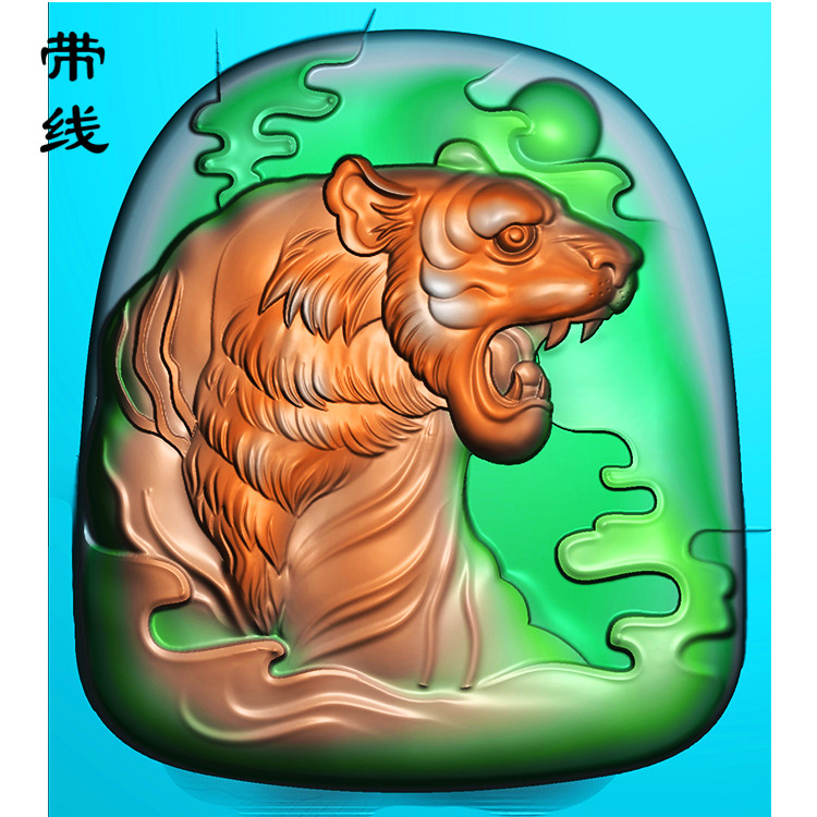 虎精雕图(GH-005)展示
