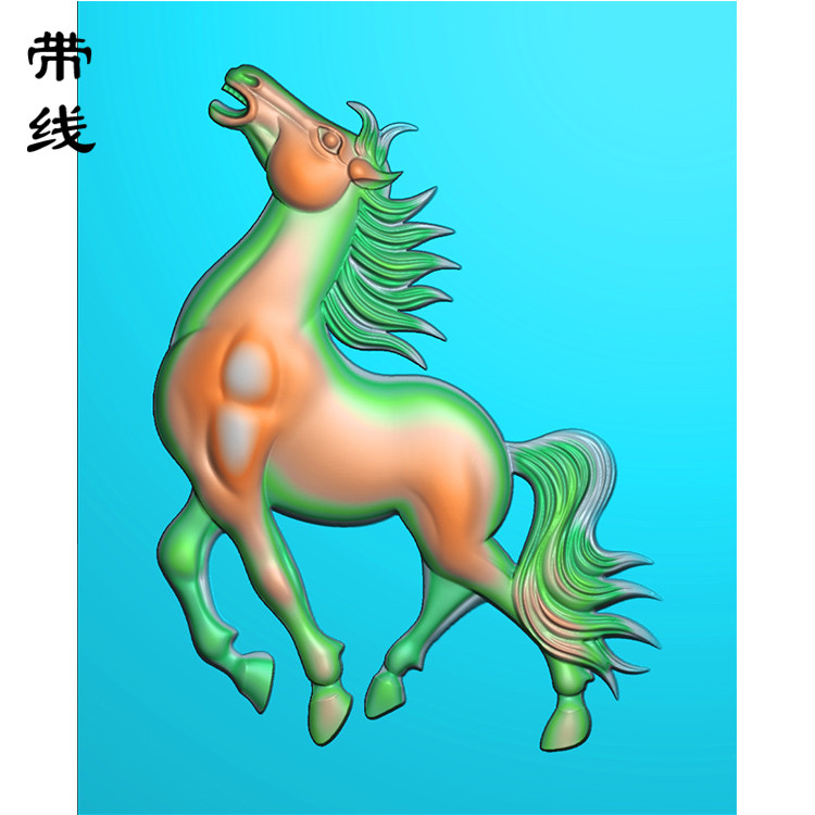 马精雕图（GM-003）展示