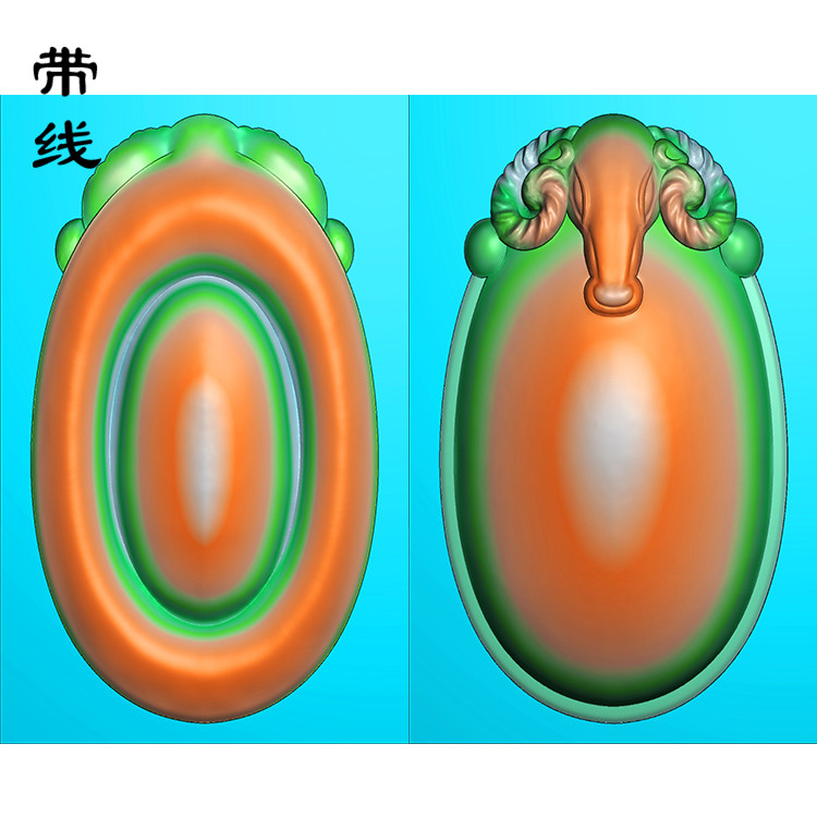 仿古羊精雕图(GY-020)展示