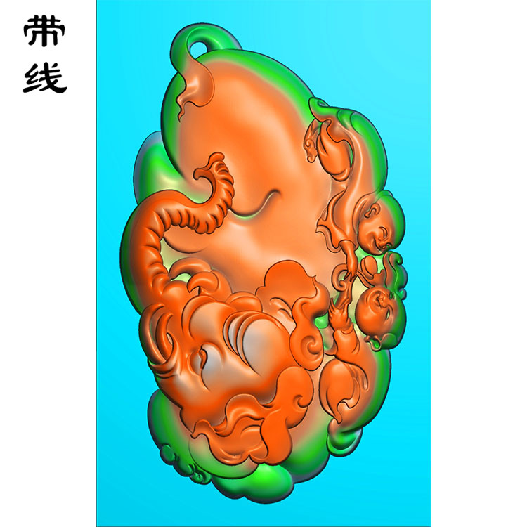 大象精雕图(GX-004)展示