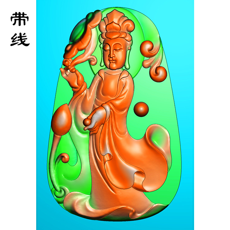 如意观音精雕图(OGF-055)展示
