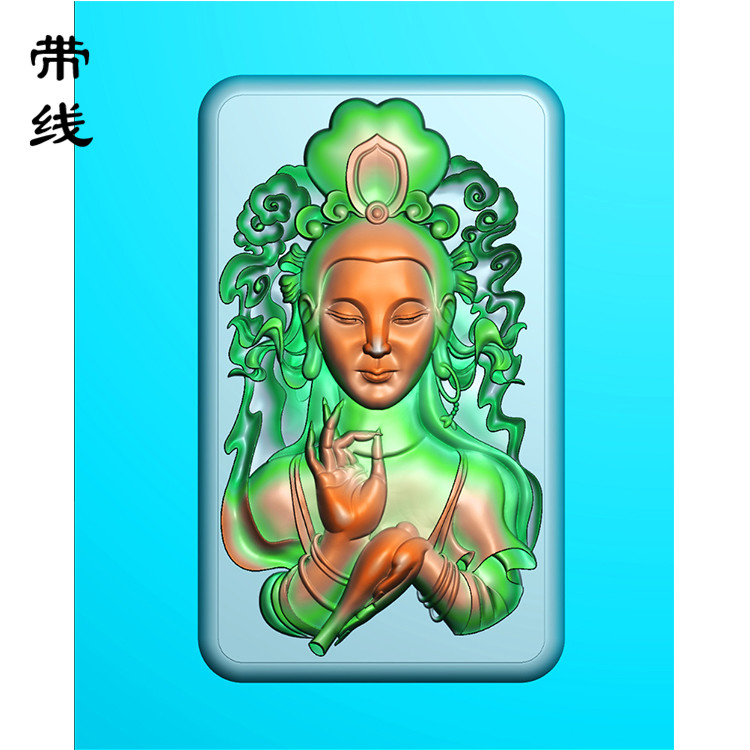 观音精雕图(BGF-093)展示