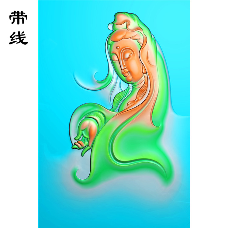 观音精雕图(BGF-110)展示