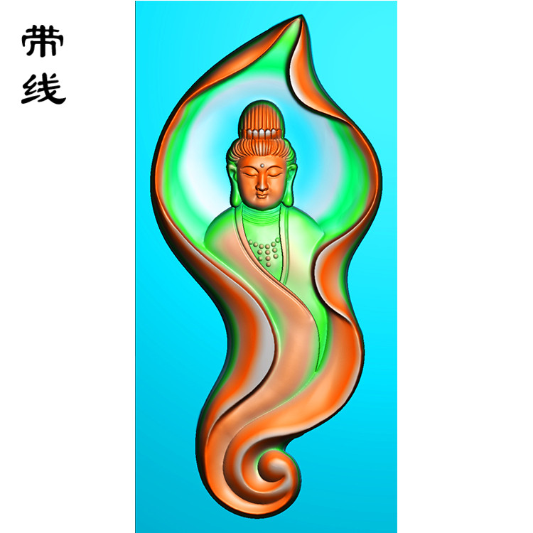 精品观音挂件精雕图(BGF-127)展示