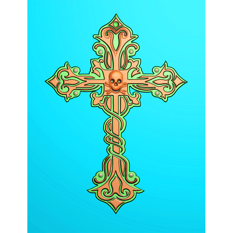 十字架精雕图(SZJ-010)展示