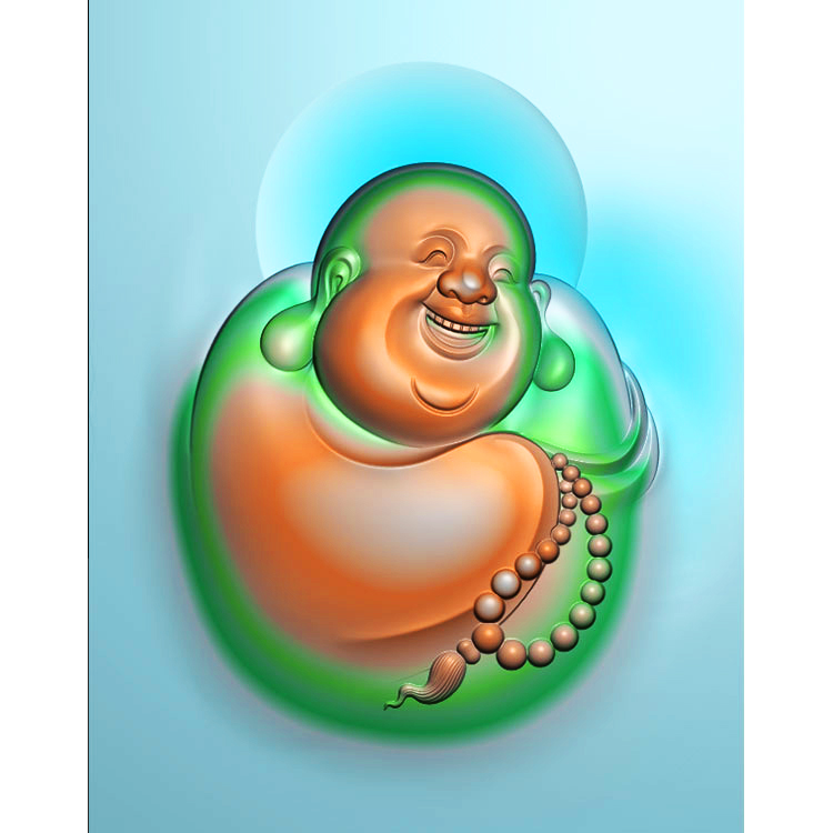 佛公佛珠弥勒佛精雕图(MLF-052展示