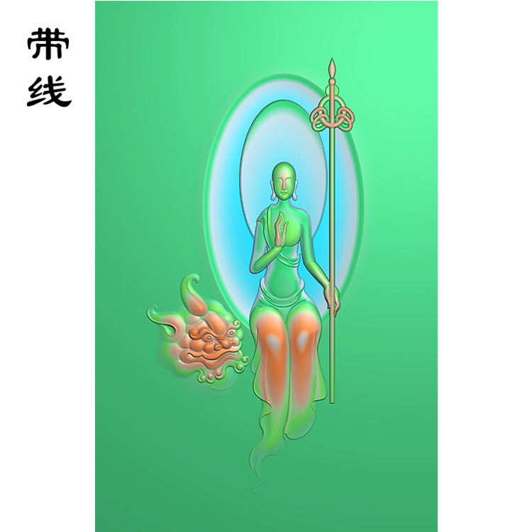 地藏王精雕图(DZW-003)展示