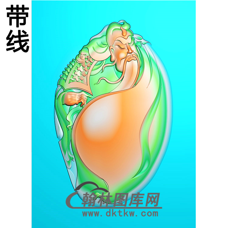 关公精雕图(CG-149)展示