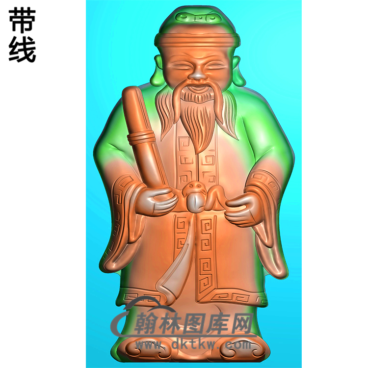 神仙挂件精雕图（CS-095)展示