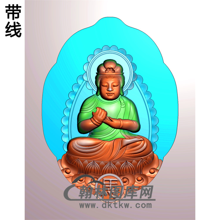 佛祖坐像菩萨精品挂件精雕图（ZGY-139)展示