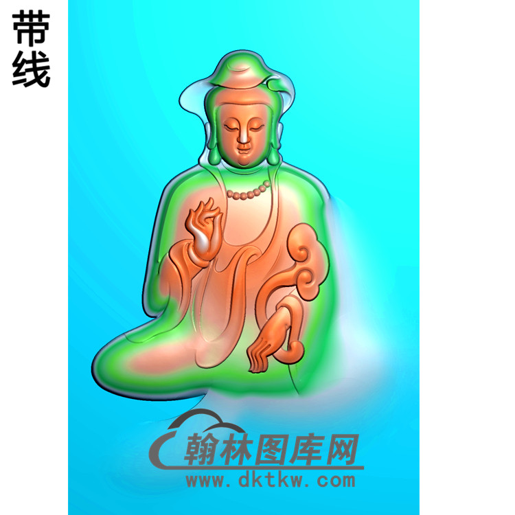 观音菩萨精品挂件精雕图（ZGY-191)展示
