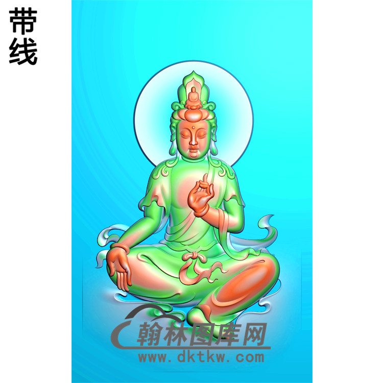 观音菩萨精品挂件精雕图（ZGY-193)展示