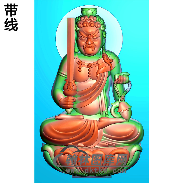 观音菩萨精品挂件精雕图（ZGY-241)展示