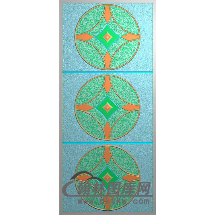 铝雕镂空圆环无线精雕图（TM-0065）展示