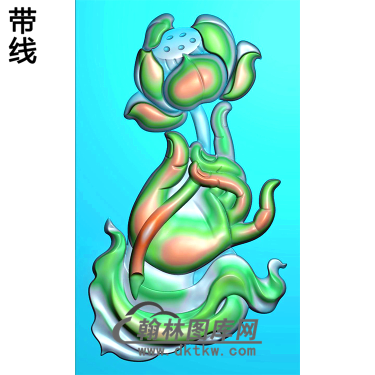 莲花佛手浮雕图（FS-032)展示