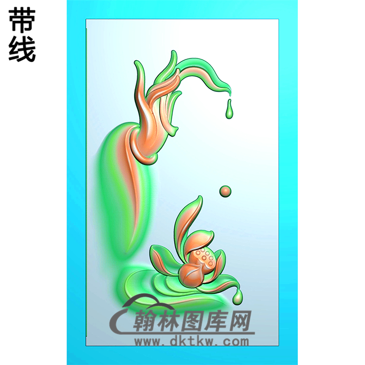 莲花佛手浮雕图（FS-033)展示