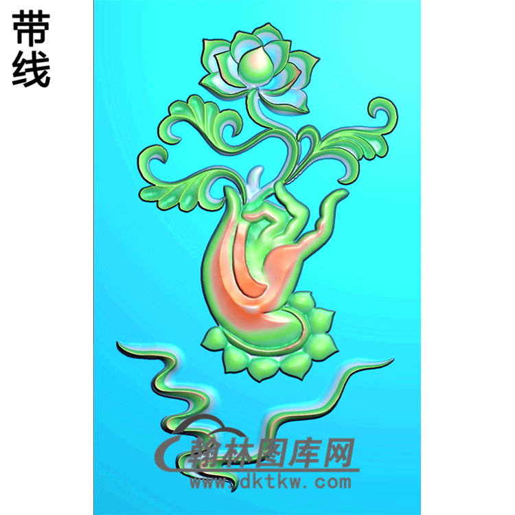 莲花观音浮雕图（FS-036)展示