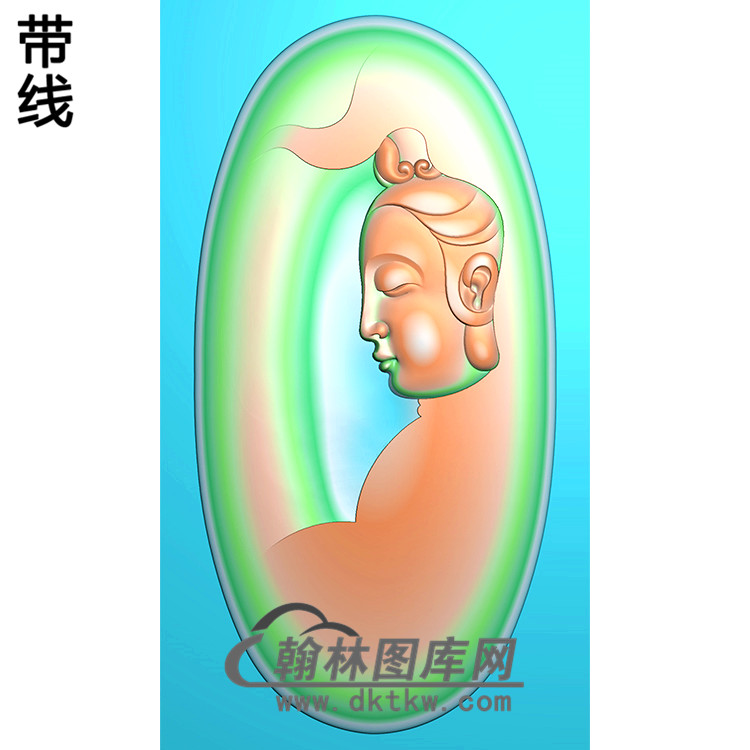 观音挂件精雕图（BGY-265)展示