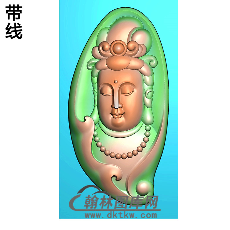 随形精美观音精品挂件精雕图（BGY-481)展示