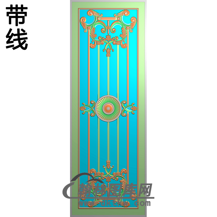 铝雕镂空洋花精雕图（TM-0091）展示