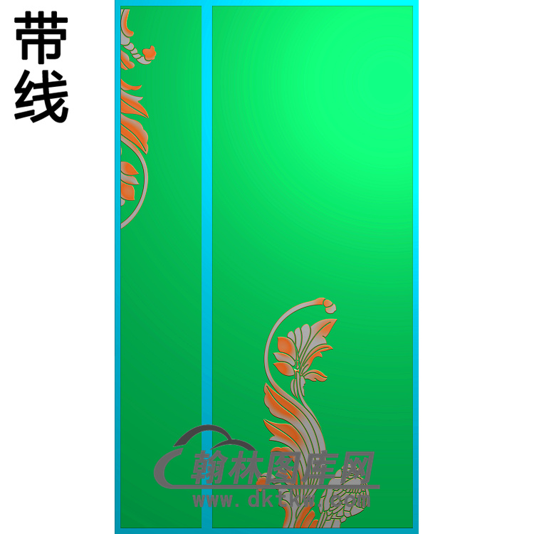 铝雕兰花鸟精雕图（TM-0111-）展示