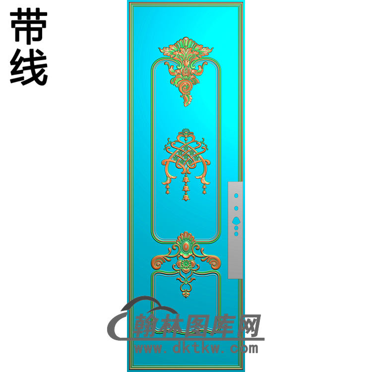 欧式洋花铝雕精雕图（TM-0123）展示