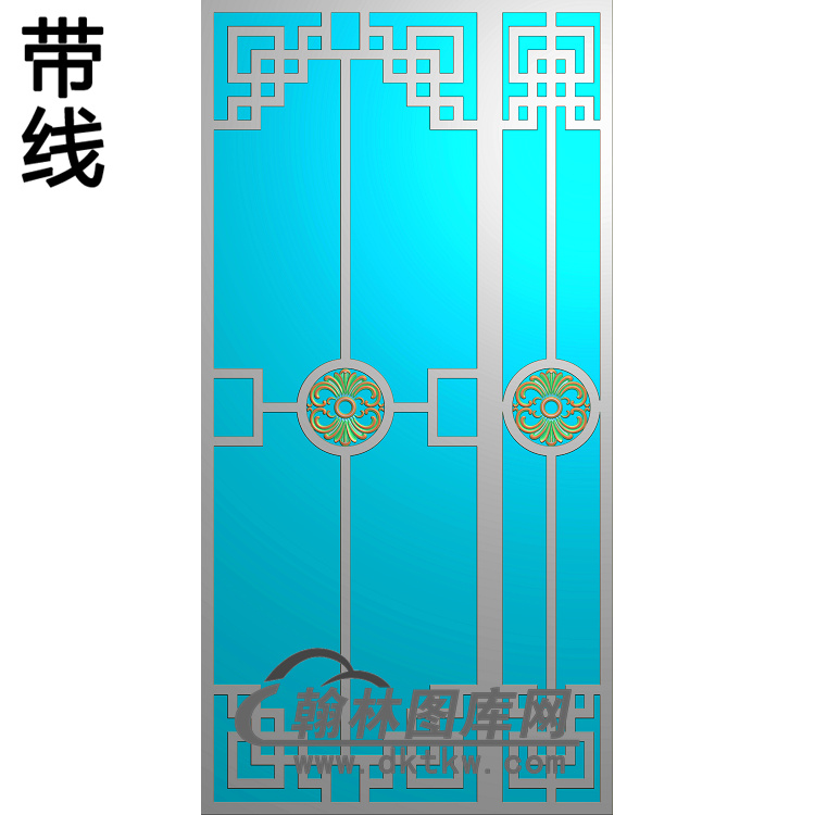 镂空洋花铝雕精雕图（TM-0181）展示
