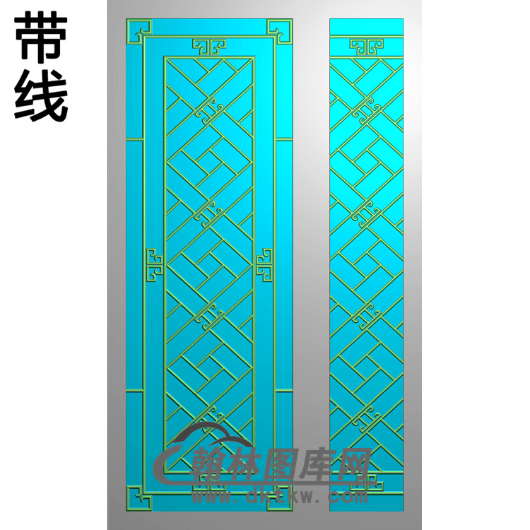 镂空博古架铝雕精雕图（TM-0186）展示