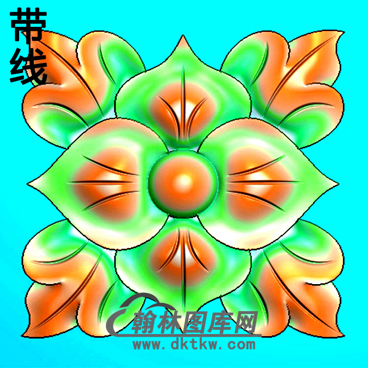 欧式方形洋花精雕图（FXH-005）展示