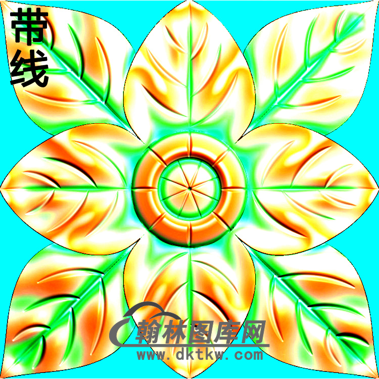 欧式方形洋花精雕图（FXH-013）展示