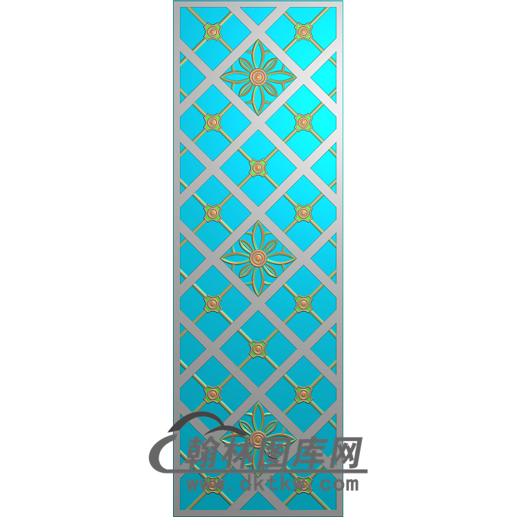 镂空洋花无线铝雕精雕图（TM-0259）展示