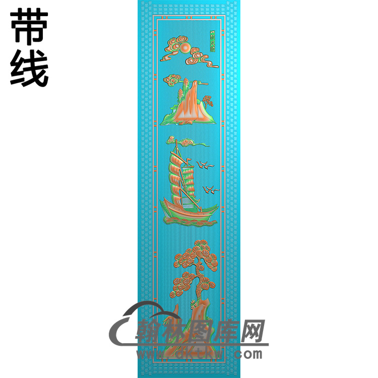 帆风顺铝雕精雕图（TM-268）展示