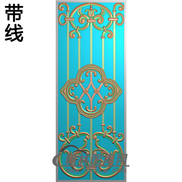 洋花铝雕精雕图（TM-270）展示