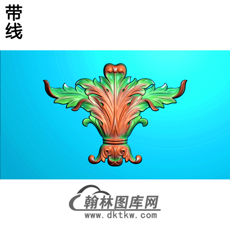 柱板洋花精雕图(ZB-010)展示