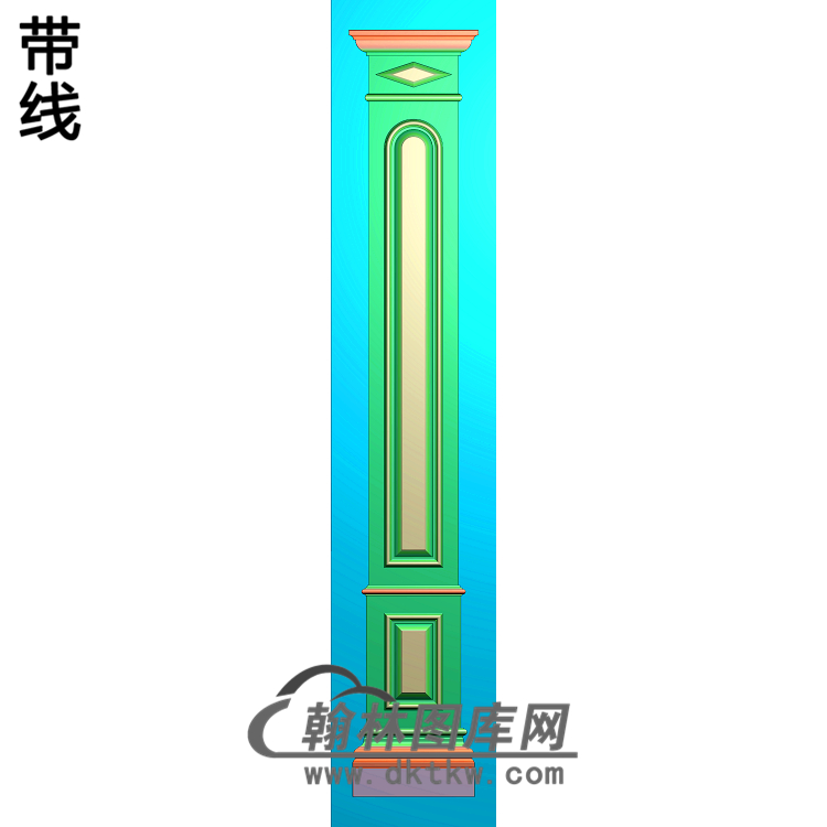 造型柱板精雕图(ZB-060)展示