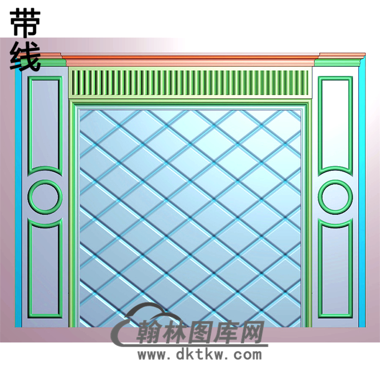 简易石雕背景墙精雕图(BJQ-021)展示