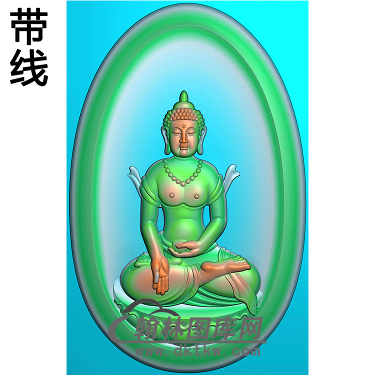 坐姿佛像精雕图（ZFX-247)展示