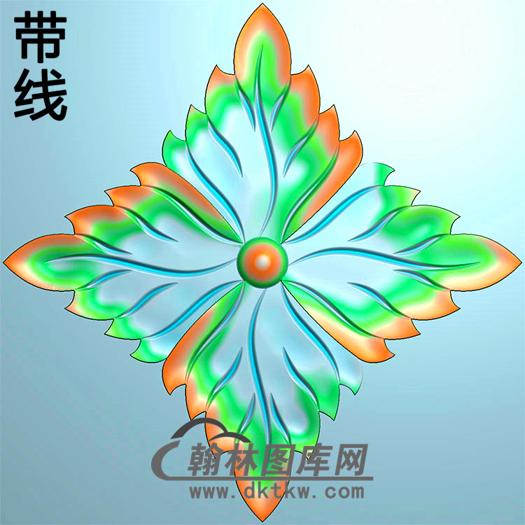 欧式方形洋花精雕图（FXH-184）展示