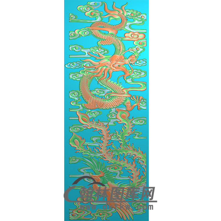 龙凤无线铝雕精雕图（TM-368）展示