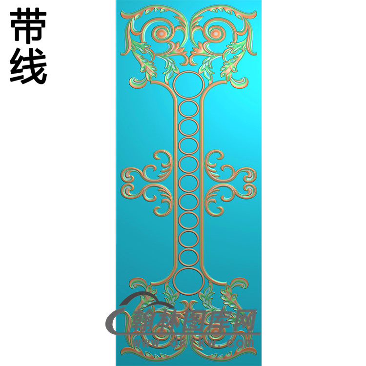 洋花铝雕精雕图（TM-378）展示