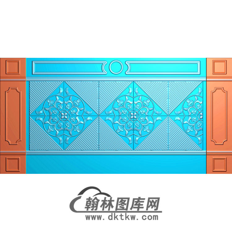 整体背景墙精雕图(BJQ-171)展示