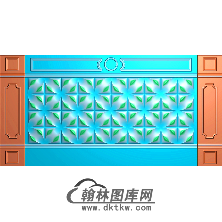 整体背景墙精雕图(BJQ-185)展示