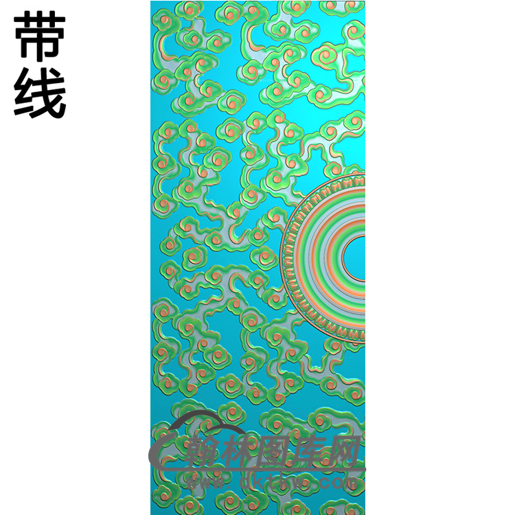 祥云5.21铝雕精雕图（TM-428）展示