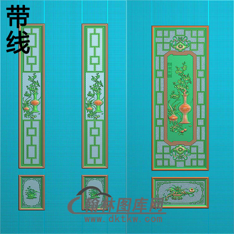 梅花铝雕精雕图（TM-448）展示