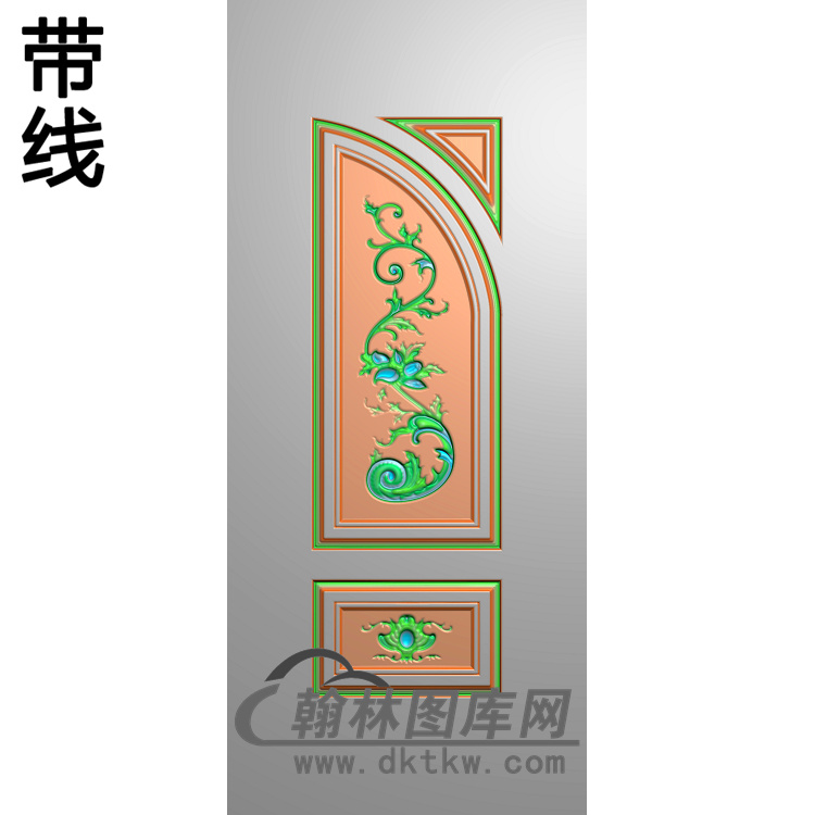 洋花铝雕精雕图（TM-468）展示