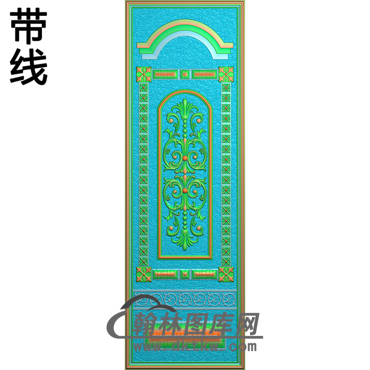 洋花铝雕精雕图（TM-515）展示